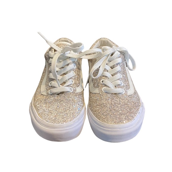 Vans Shoes - Vans Glitter Rose Gold Sneakers